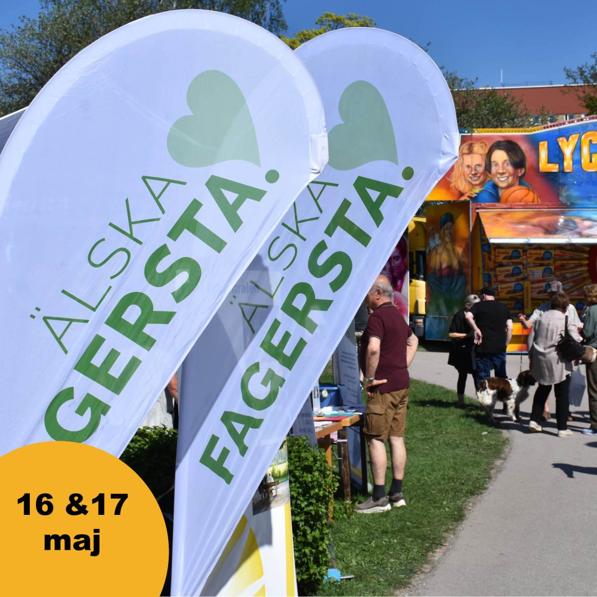 16 & 17 maj: Företags- och föreningstorg – kom och träffa företag och föreningar i Vilhelminaparken!